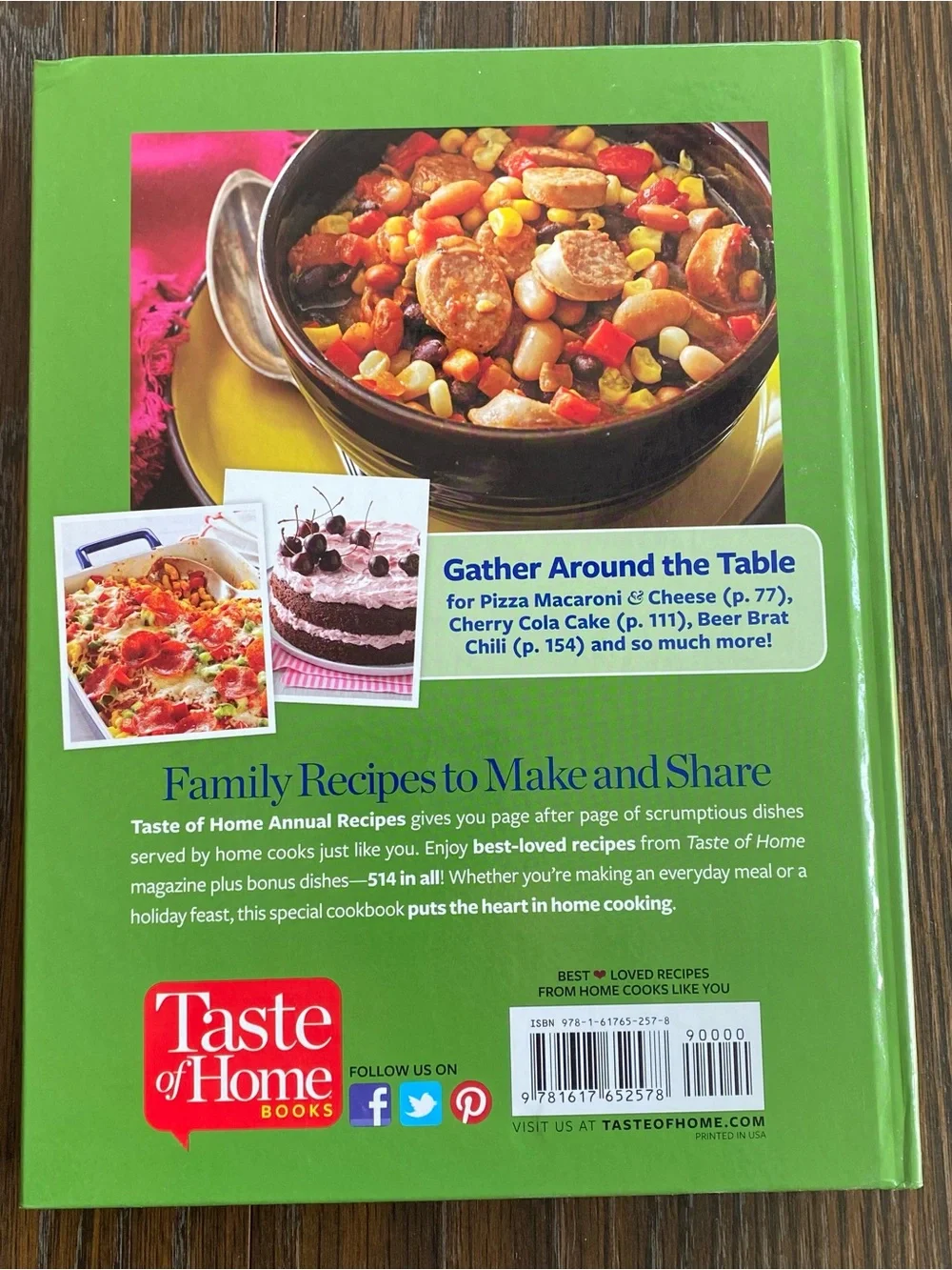 Taste of Home Annual Recipes 2014 - Red, White & Blue Cover